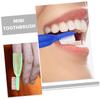 Ipetboom 20pcs Mini Toothbrushes for Prison Use Soft Finger Sleeve Design Self-harm for High-Security Facilities view 3