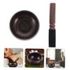 Alasum 1set Meditation Singing Bowl Tibetan Sound Bowls Wooden Rods for Yoga Healing and Stress Relief Diameter Portable Desktop Decorations view 3