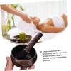 Alasum 1set Meditation Singing Bowl Tibetan Sound Bowls Wooden Rods for Yoga Healing and Stress Relief Diameter Portable Desktop Decorations view 4