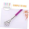 KOMBIUDA 5pcs Telescopic Back Scratcher Itch Relief Tools for Relaxation Comfortable Handle for Adults and Seniors Colors view 4
