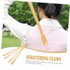 KOMBIUDA Bamboo Tickle Scratcher Scalp Massage Tool Back Scratchers for Adults Hand Massager Tool view 4