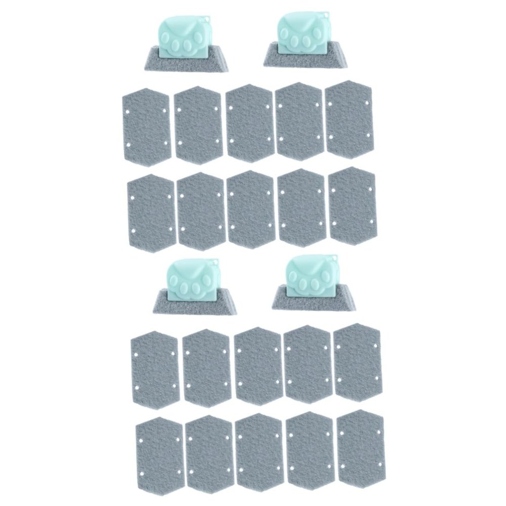 NOLITOY 28pcs Window Groove Cleaning Brush Window Track Cleaner Tool Easy to Clean Stubborn Stains for Home Use