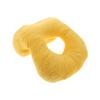 ROMISBABA Memory Foam Face Down Pillow for Stomach Sleeping Breathable Mesh for Opening Pressure Relief Comfortable Yellow view 1