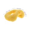 ROMISBABA Memory Foam Face Down Pillow for Stomach Sleeping Breathable Mesh for Opening Pressure Relief Comfortable Yellow view 2