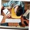 ROMISBABA Memory Foam Face Down Pillow for Stomach Sleeping Breathable Mesh for Opening Pressure Relief Comfortable Yellow view 4