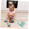 Anneome 2sets Mini Broom and Dustpan Cleaning Tools for Home Office and Desktop Use Efficient Plastic Cage Cleaner Convenient Storage Blue Pink view 3