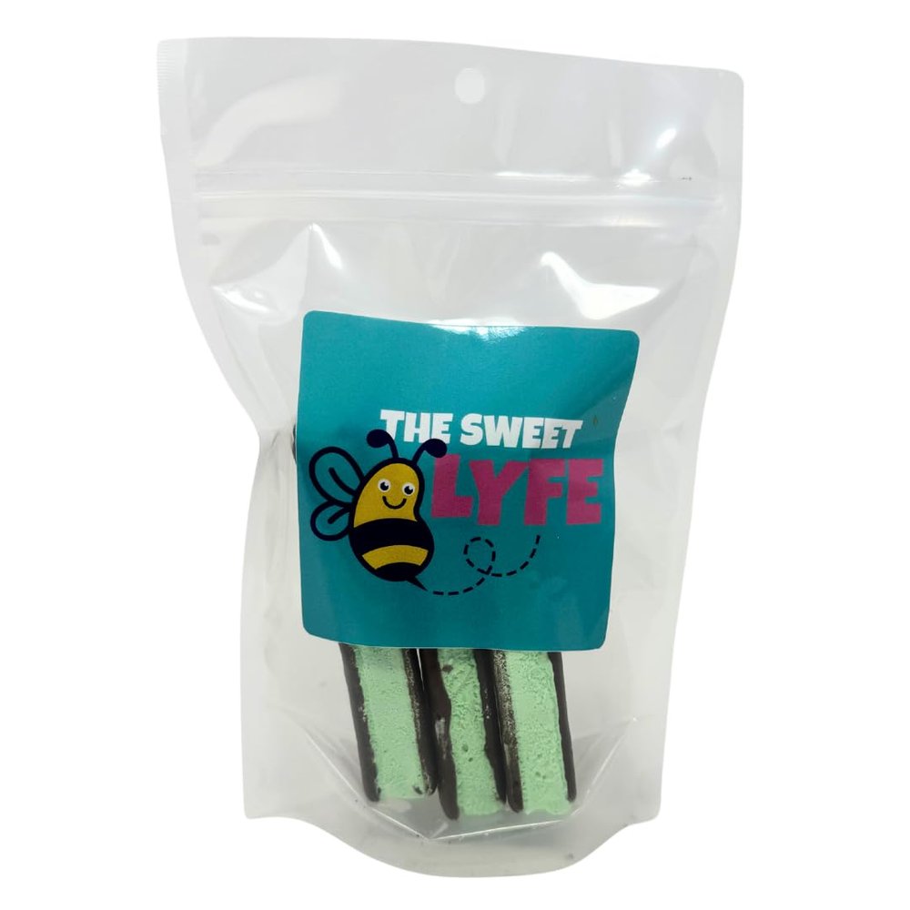 The Sweet Lyfe Freeze Dried Mint Chip Ice Cream Sandwiches, 3 Pack