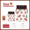 DRTGEDS Watermelon Fresh Fruit 4.7x 6.9in Large Capacity Gift Bag With Drawstring For Your Halloween Precious Gifts 1pcs view 4