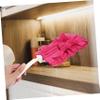 PartyKindom 1set Reusable Duster Refills with Washable Replacement Heads and Handle for Cleaning of Ceiling Fans Hardwood Floors and Windows view 3