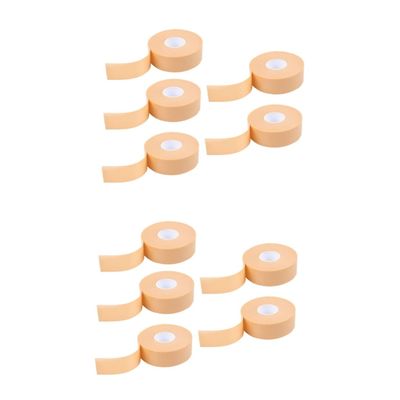 COLLBATH 10rolls High Heel Protective Stickers Multi-use Foot Care Adhesive Pads for Blister Prevention Comfortable Heel Liner for Skin Tone