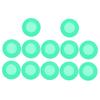 12pcs Silicone Covers Protective Accessories for Sound Transmission Lightweight Design for Nurses and Students Green view 1