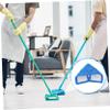 Anneome Microfiber Coral Mop Head Refill for Household Cleaning Easy Wash Replacement Pad for Hardwood Tile and Smooth Surfaces Blue Compatible Standard Mops view 3