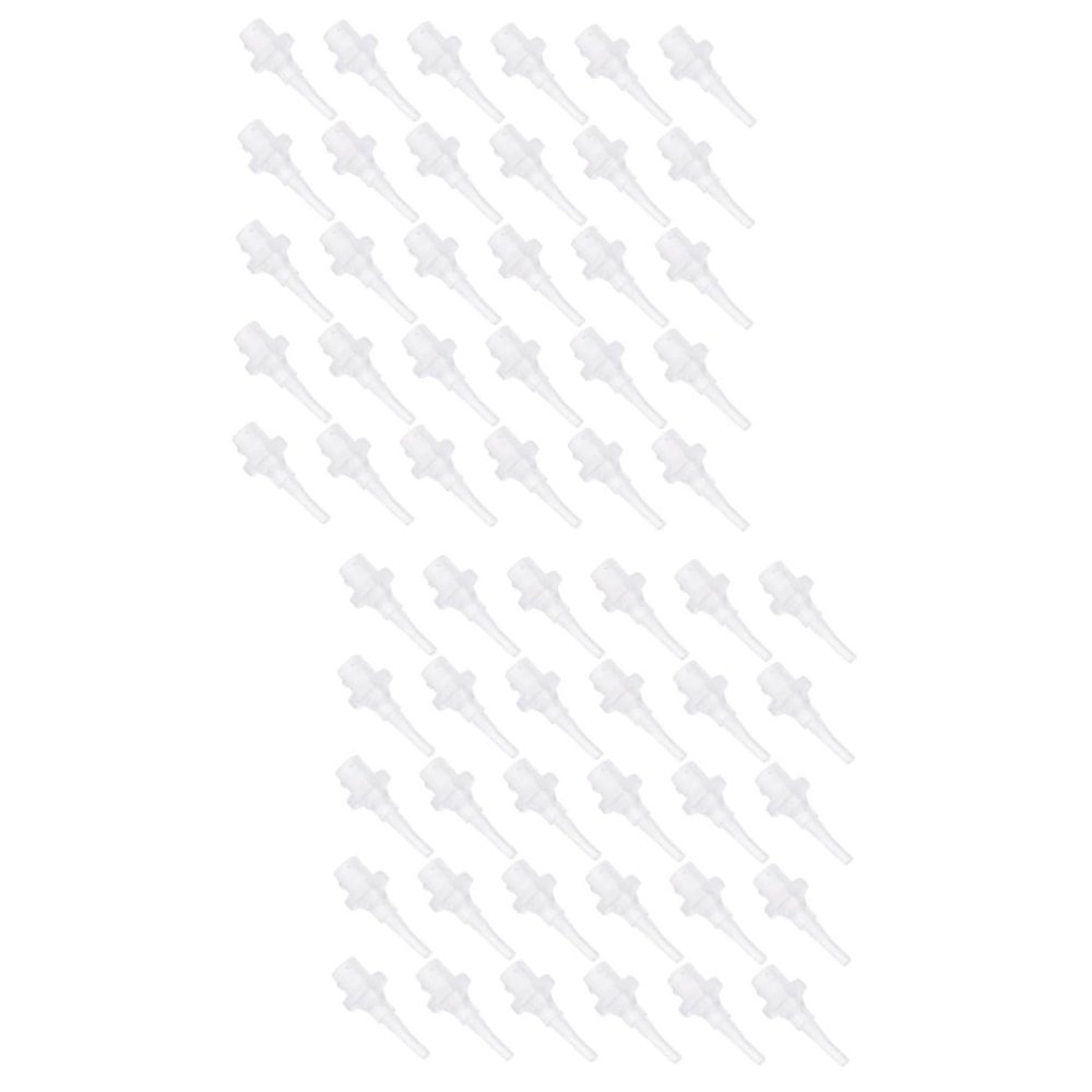 COLLBATH 60pcs Earwax Nozzles for Ear Washing System Replacement Tips for Safe Ear Cleaning Compatible Irrigation Devices