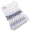 2 Pack Contact Lens Organizer Case,Each Hold 20 PCS, Total Hold 40 PCS, Portable Storage Case for Disposable Daily Contact Lenses, Storage Case with Labeled R&L for All Brand Cosmetic Contact Lens view 1