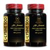 L-LYSINE 500 - L-Lysine Free Form - Amino Acid Supplement Supports Energy Formation & Collagen - L-Lysine HCL Pills - Healthy muscle development - Nitrogen balance - 2 Bottles 200 Counts view 1