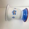 ZMQJEQANBG Enamel Spittoon Chamber Pots for Women and Men with Lid Urinal Bucket Toilet Bed Pans Handheld Portable Household(Blue B,Small) view 3