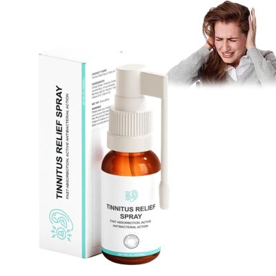 Tinnitus Relief Spray, 30ml Tinnitus Relief for Ringing Ears, Portable Tinnitus Relief Ear Spray, Natural Ingredients Quick Relief of Discomfort, Ear Spray for Tinnitus Treatments (1pcs)