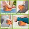 GQLHYD Electric Vibrating Foam Roller for Muscle Recovery, 6-Speed Deep Tissue Massage Roller with Bluetooth Speaker for Plantar Fasciitis, Back, Legs, Physical Therapy (Orange) view 2