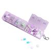 Small Pill Organizer - 7 Day Pill Container | Clear Travel Pill Organizer | Portable Daily Pill Box Organizer | Weekly Pill Box Case Medication Organizer Storage for Medication, Purse view 1