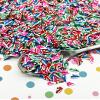 Hightop Sneaker Polymer Clay, Hightop Clay Sprinkles for Nail Art Slime Decoden Funfetti Jimmies (Container) view 2