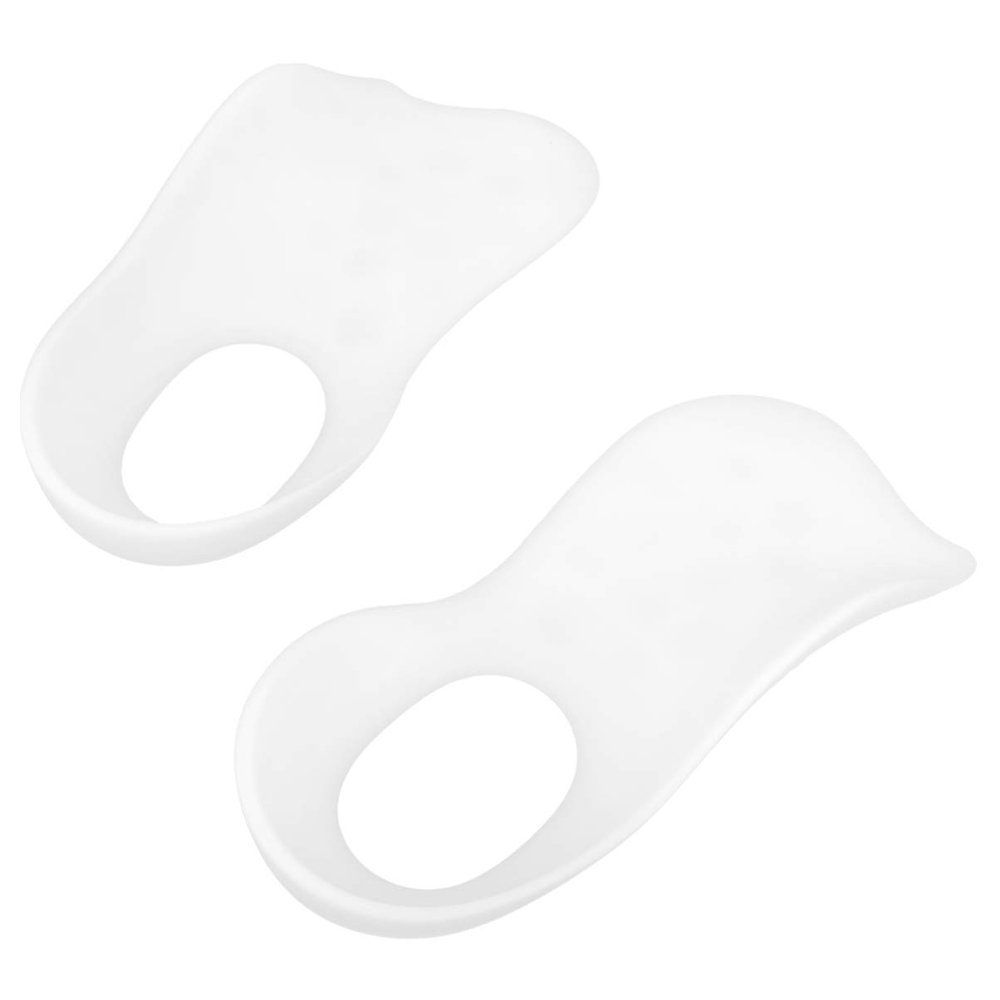 Arch Support Insole for Flat Feet, White L Pair, TPR Cushion