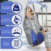 EZ Assistive Patient Lift Sling,Divided Leg Sling with Low or High Back, Lift Sling for Transfer and Positioning and Lifting, 500lb Weight Capacity (Medium-Low Back) view 3