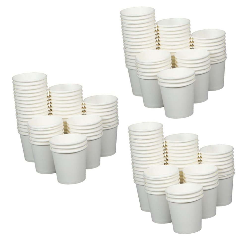 TOPPERFUN 300pcs Disposable Paper Cups Tasting Cups for Coffee Juice Bulk Mouthwash for Parties and Events Lightweight Convenient for Home Bathroom Use