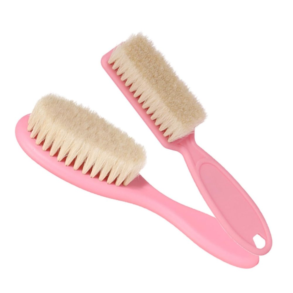COOLHIYA 2pcs Bath Brush Scalp Massager Hair Brush Detangler for Newborn Boys and Girls Bathing Essentials