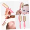 COOLHIYA 2pcs Bath Brush Scalp Massager Hair Brush Detangler for Newborn Boys and Girls Bathing Essentials view 3
