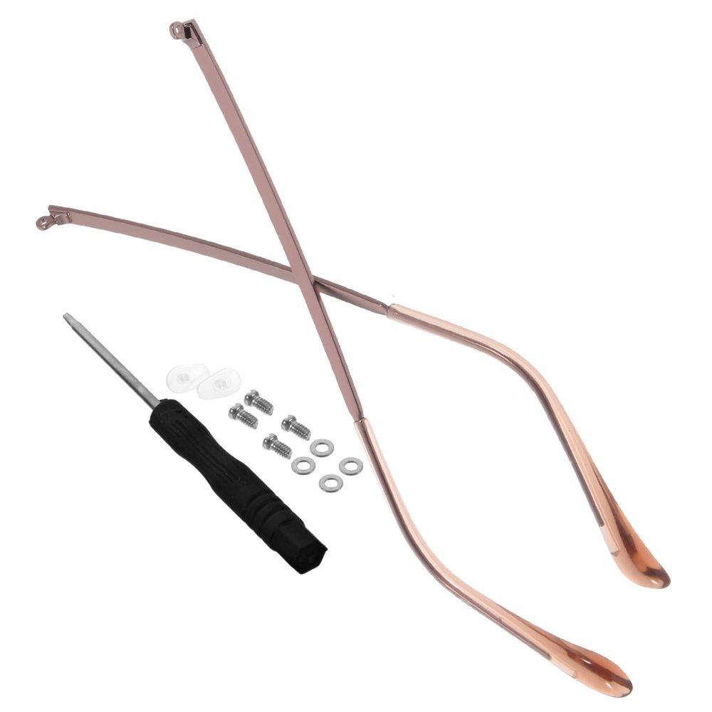 GOOHOCHY Replacement Eyeglasses Temple Arms Metal Frame Temple for Glasses Easy to Install