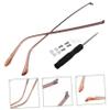 GOOHOCHY Replacement Eyeglasses Temple Arms Metal Frame Temple for Glasses Easy to Install view 2