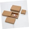 Ipetboom 20pcs Kraft Paper Packaging Boxes Small Cardboard Boxes Lids for Birthday Party Favors view 4