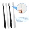 IWOWHERO 4pcs Ultra-fine Hair Toothbrushes Extra Soft Bristles for Adults Travel Soft Toothbrushes for Camping Travel view 4