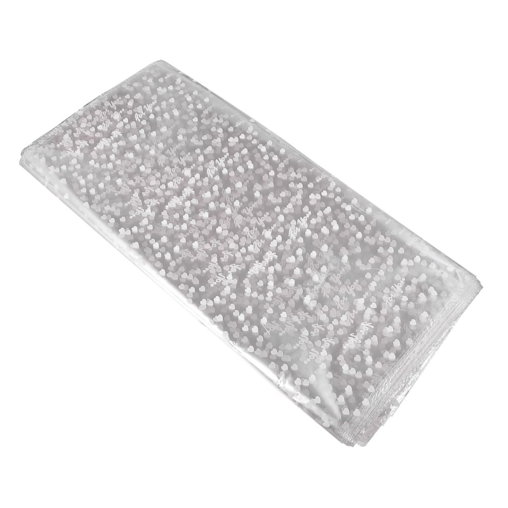 TOBBOMEY 100pcs Flower Wrapping Paper Cellophane Wrapping Paper Flower Packaging Opp Material Easy to Use