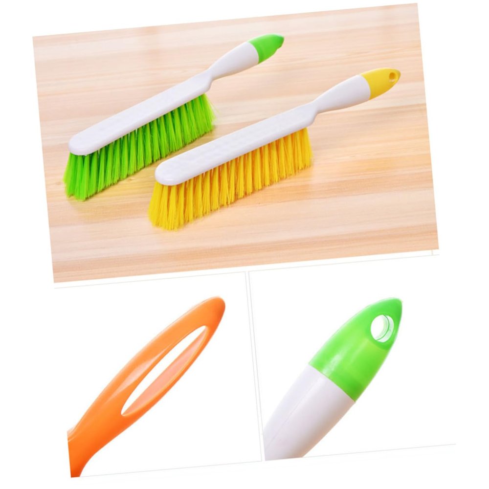 Anneome 3pcs Slip Bed Brush Scrub Brush for Dusting Sofa Floor Home Cleaning Random Color