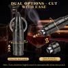 LIHTUN Portable Cigar Punch Cutter - Twist-Out Cigar Punch with 2 Sizes, Clockwise Switch Between Large and Small Punch Holes, Precision Cutting for Various Cigars (Gunmetal) view 3