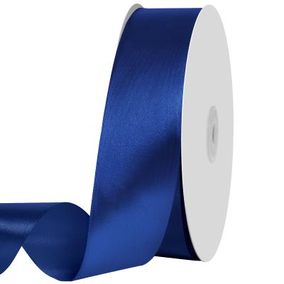 1 1/2 inch Navy Blue Ribbon,100 Yards 1-1/2 inch Navy Blue Satin Ribbon Solid Fabric Ribbon for Gift Wrapping Floral Bouquets Wedding Home Party Decoration