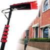 Water Fed Pole Kit, Window Cleaning Brush with Squeegee, Outdoor Window Glass Solar Panel Cleaning Telespole Water Fed Brush Spray Washer (Color : 24ft/7.2m) view 1