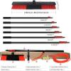 Water Fed Pole Kit, Window Cleaning Brush with Squeegee, Outdoor Window Glass Solar Panel Cleaning Telespole Water Fed Brush Spray Washer (Color : 24ft/7.2m) view 2