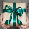 1 1/2 inch Christmas Green Ribbon,100 Yards 1-1/2 inch Christmas Green Satin Ribbon Solid Fabric Ribbon for Gift Wrapping Floral Bouquets Wedding Home Party Decoration view 3