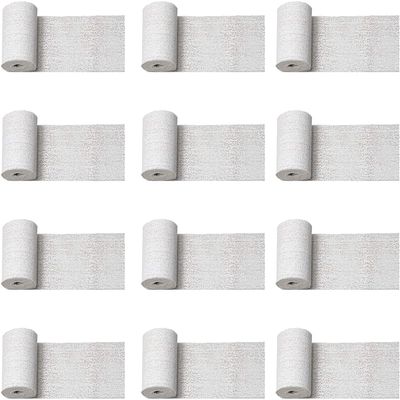 5PCS 4" x 180" (5yd) Plaster Gauze Bandage for Hobby Craft, Masks, Scenery, Belly Cast - Gauze Bandage Roll