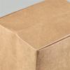 Heavyoff 20 Pcs Kraft Flower Gift Bags Bouquet Paper Bags with Handle Waterproof Bouquet Gift Box Empty Bouquet Bags for For Valentine's Day Mother's Day Wedding, Yellow view 3