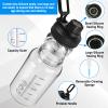 BNCWCQZ Glass Shaker Bottle,22oz BPA-Free Odorless Shaker Bottle with 304 Stainless Steel Ball and Removable Cleaning Brush for Fitness Protein Mixes(1Pack) view 4