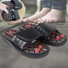 Acupressure Sandals Foot Massager Acupuncture Sandals Acupoint Stimulation Slippers Shoes Reflexology Sandals with Spring-Loaded Buttons & Adjustable Straps for Women Men, 40-41, acupressure sandals view 3
