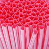 100pcs Heart Disposable Drinking Straws for Wedding Birthday Valentine's Mother's Day Fun Pink Straws Plastic for Cocktails, Coffee, Juice, Water, Iced Tea and More(Pink) view 1