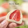Milky Strawberry Balls, 100g/3.53oz Essential Snacks Delicious Snacks Pastry Milk Snacks Shipping from California, U.S. view 2