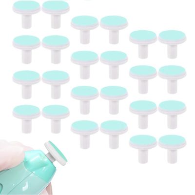 24PCS Baby Nail File Replacement Pads, Electric Baby Nail File Pads, Baby Nail Grinding Heads for Standard Electric Kid Nail Trimmer