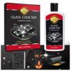 Meuvcol Glass Stove Top Cleaner Kit, 12 Oz Glass Cooktop Cleaner Non-Abrasive, Stove Oven Cleaner & Polish For Ceramic, Electric, Induction, Flat Top Stovetop, Gas - With Scrubbing Pad, Scraper, Cloth view 1