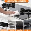 Meuvcol Glass Stove Top Cleaner Kit, 12 Oz Glass Cooktop Cleaner Non-Abrasive, Stove Oven Cleaner & Polish For Ceramic, Electric, Induction, Flat Top Stovetop, Gas - With Scrubbing Pad, Scraper, Cloth view 3