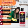Meuvcol Glass Stove Top Cleaner Kit, 12 Oz Glass Cooktop Cleaner Non-Abrasive, Stove Oven Cleaner & Polish For Ceramic, Electric, Induction, Flat Top Stovetop, Gas - With Scrubbing Pad, Scraper, Cloth view 4